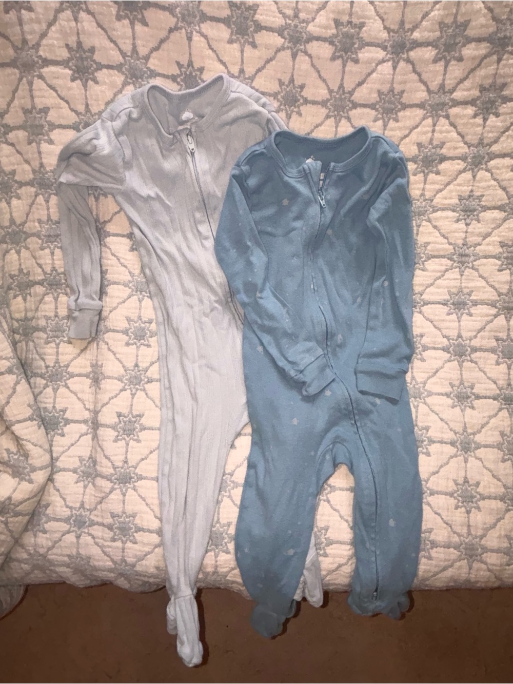 Cloud island footie pajamas set of 2